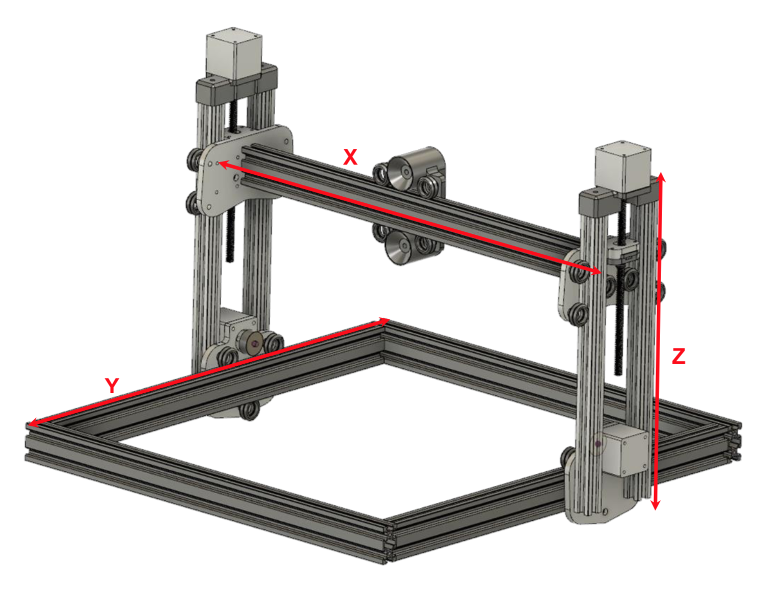 CNC Machine CAD Model