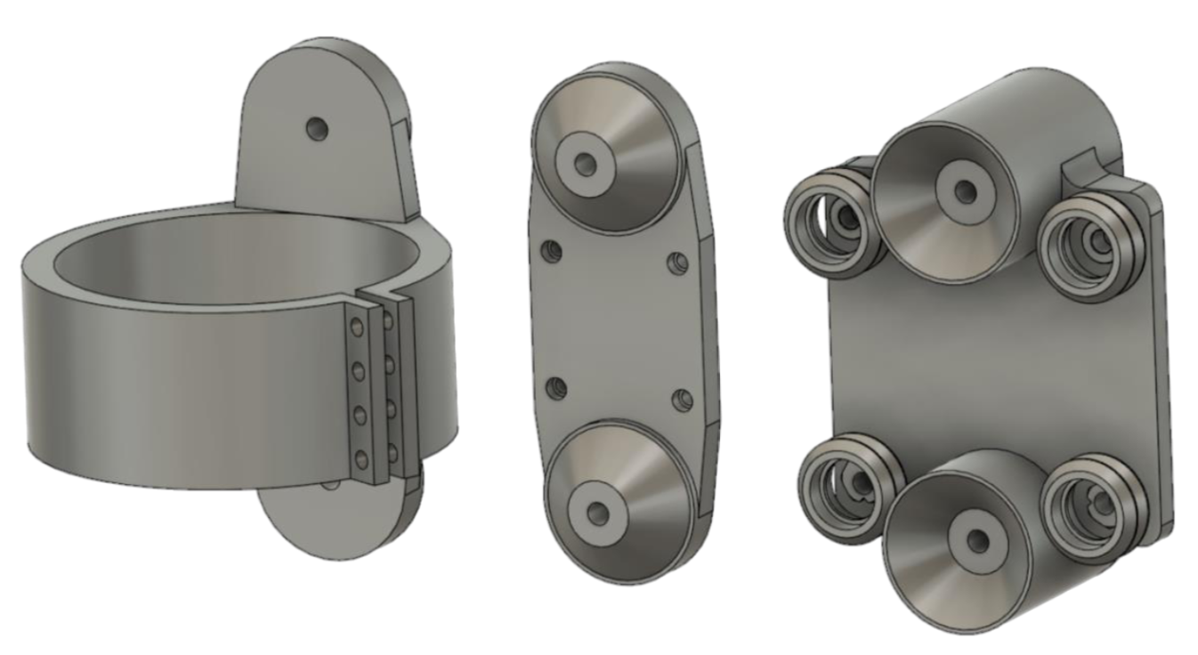 CAD Model of the X axis assembly