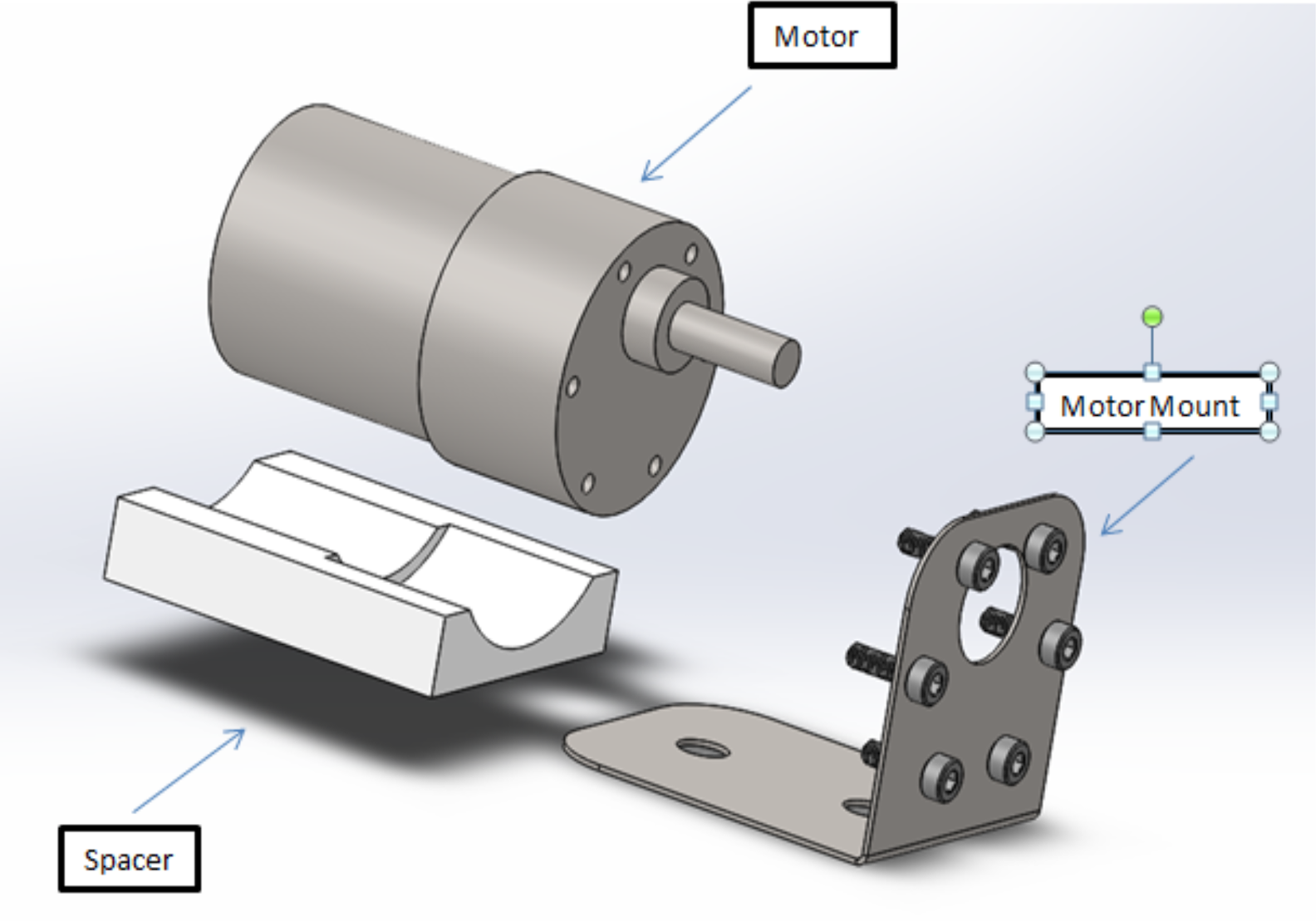 The motor mount assembly