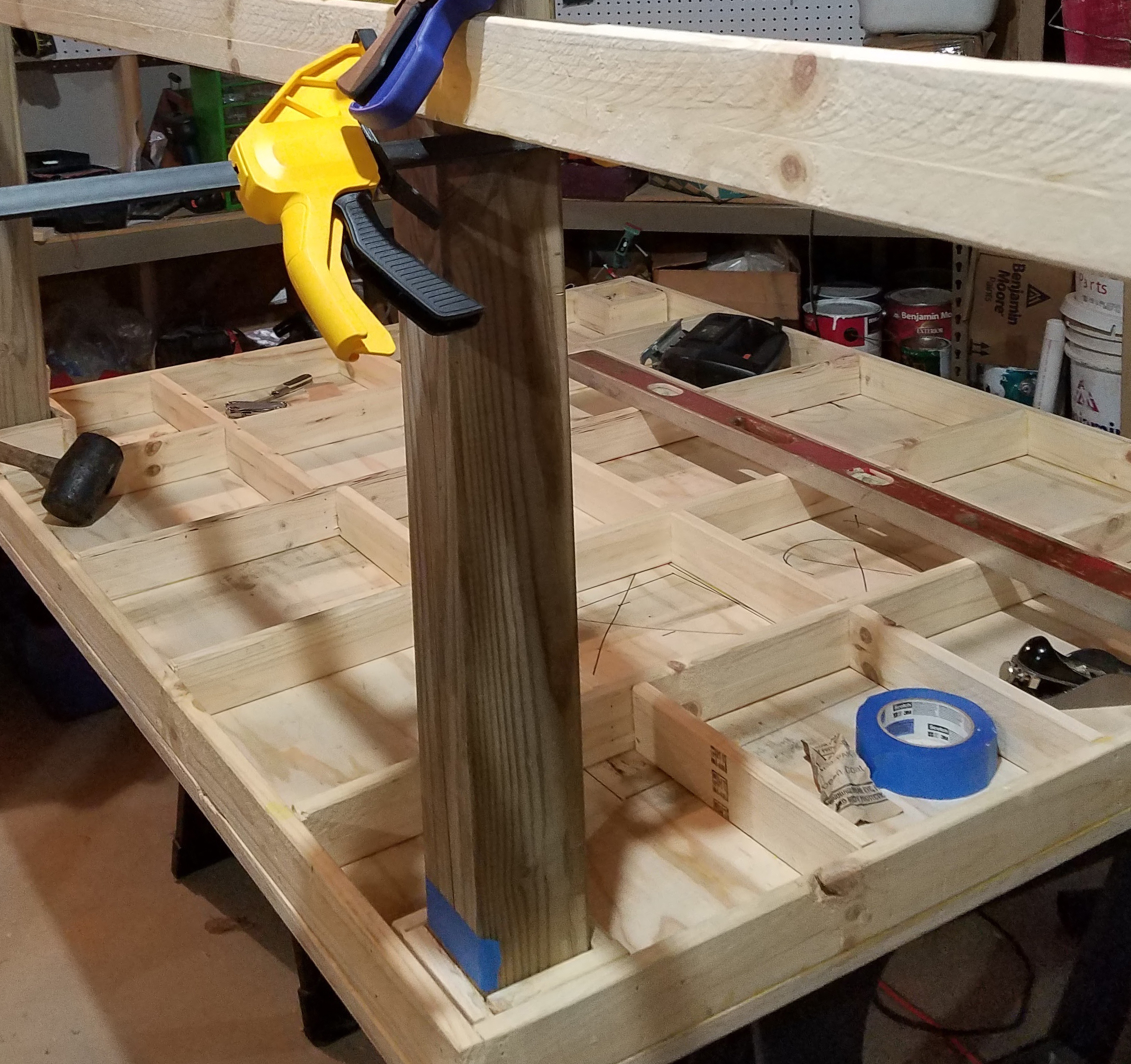 Tabletop internal structure